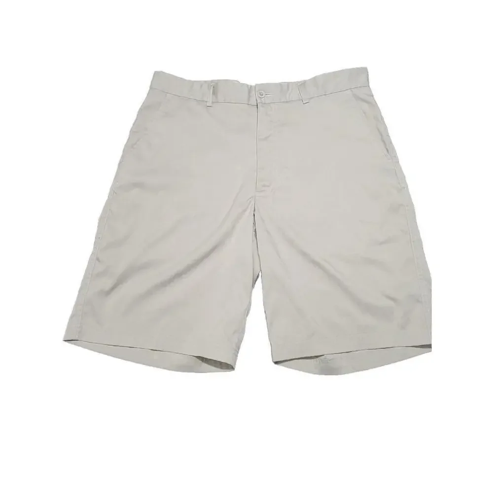 Pebble Beach Performance Shorts Men's 34 Golf Flat Front Casual Pockets